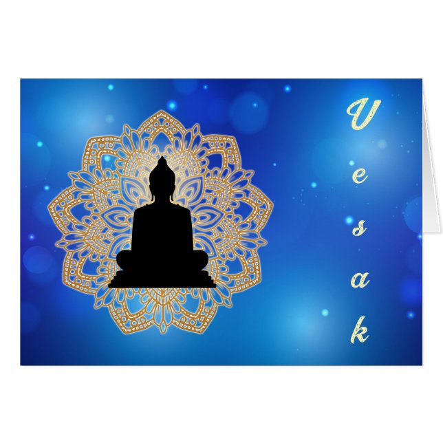 Día de Vesak Buda y Mandala Vaisakha Purnima (Anverso (Horizontal))
