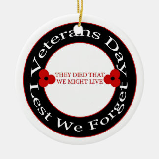 Día de veteranos - ornamento