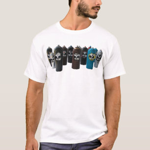 DÍA DE ZIMAD DE LA CAMISA MUERTA DE SPRAYCAN