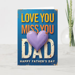 Día del Amor de Tarjeta Vintage para Papá