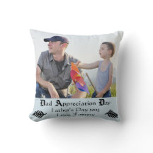 Día del aprecio del papá - Cojín decorativo