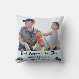 Día del aprecio del papá - Cojín decorativo