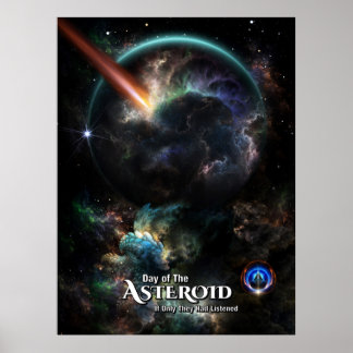 Día Del Arte Fractal De Ciencia Ficción Asteroide