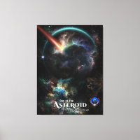 Día Del Arte Fractal De Ciencia Ficción Asteroide