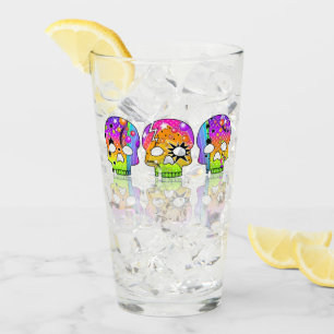 Día del arte pop de los cráneos muertos