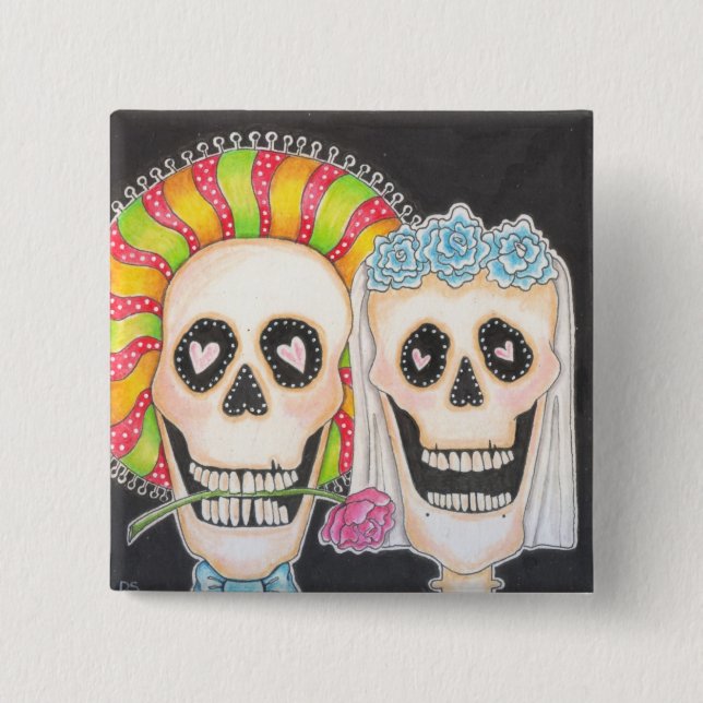 Día del botón muerto del cuadrado de la boda (Anverso)