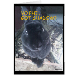 Día del cerdo de tierra/tarjeta de pascua