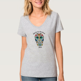 Día del Espíritu Muerto Animal Calavera camiseta c