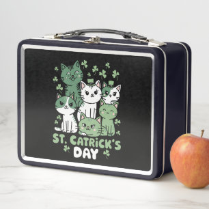 Día del gato St. Patrick, un día gracioso para Cat