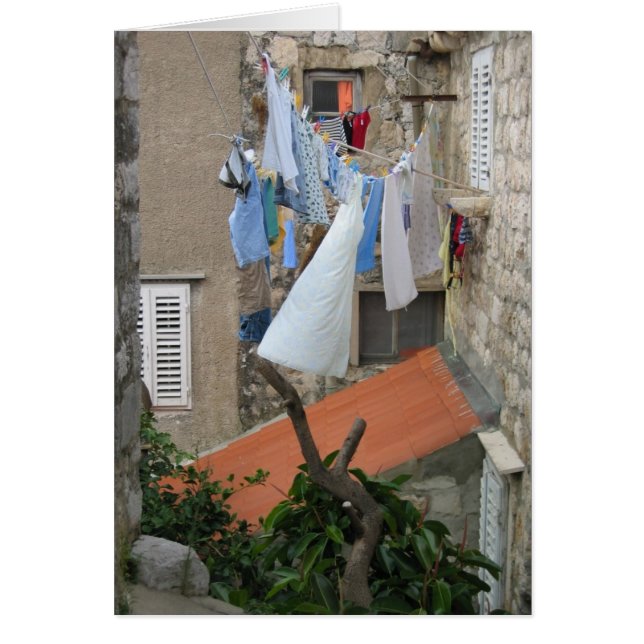 Día del lavadero en Dubrovnik (Frente)