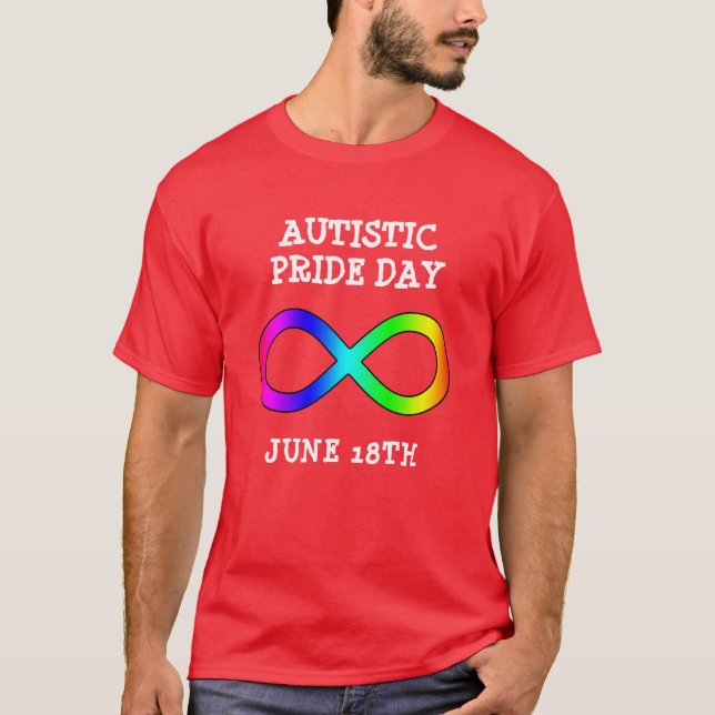 Día del Orgullo Autista 18 de Junio Camisa (Anverso)
