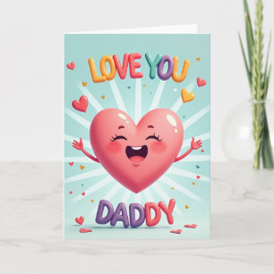 Día del Padre Amoroso Tarjeta de Rayos