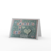 Día del Padre - Babe - Tarjeta de cuadernillo