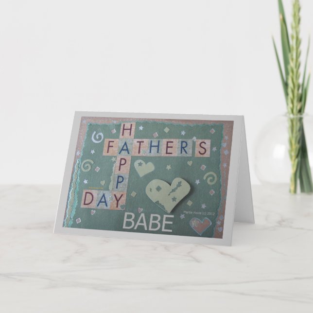 Día del Padre - Babe - Tarjeta de cuadernillo (Anverso)