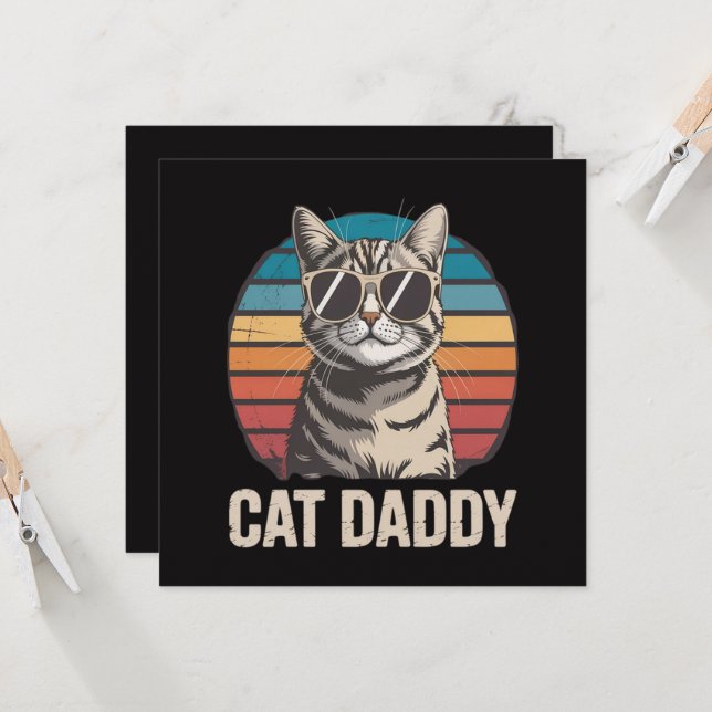 Día del Padre Cat Daddy (Anverso/Reverso In Situ)