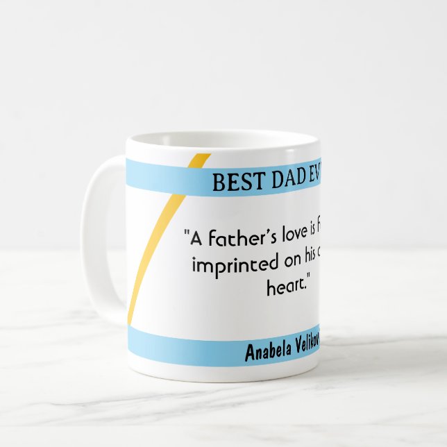 Día del padre cito 6 taza de café (Anverso izquierdo)