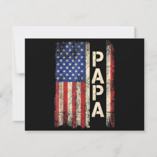 Día del padre de la bandera norteamericana de papá