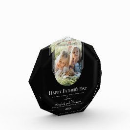 Día del padre de la foto moderna en arco | Negro