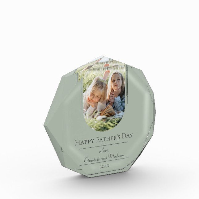 Día del padre de la foto moderna en arco | Sage Gr (Izquierda)