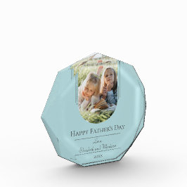 Día del padre de la foto moderna en arco | VERDE A