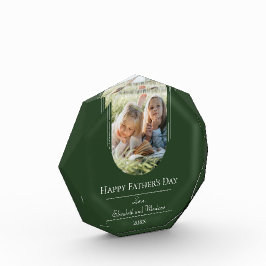 Día del padre de la foto moderna en arco | Verde e