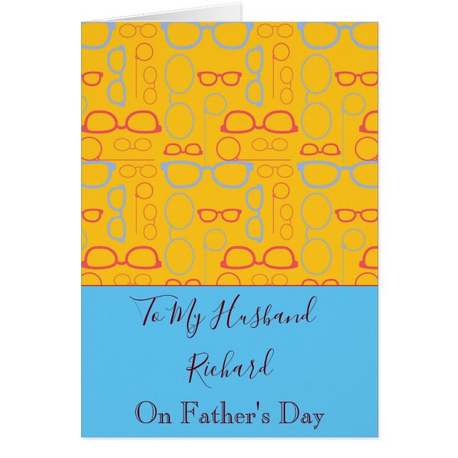 Día del Padre de personalizar Esposo (Frente)