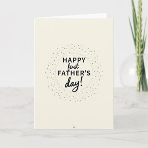 Día del Padre Dulce Tarjeta de Primera Vez