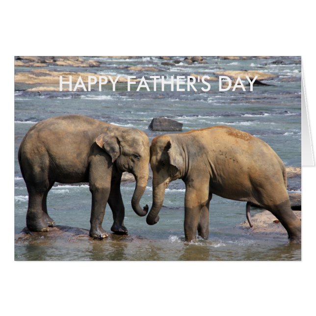 Día del Padre Elefante (Anverso (Horizontal))