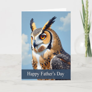 Día del Padre Emplumado Tarjeta de Gracia