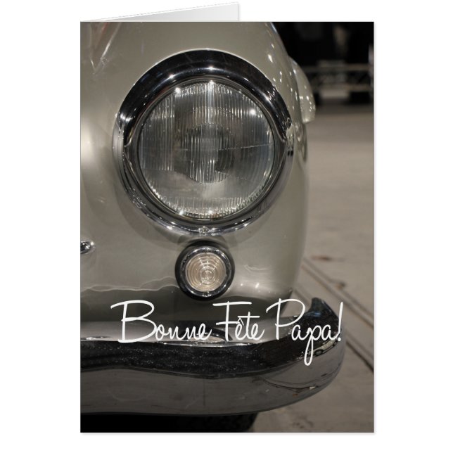 Día del Padre Feliz Francés (Frente)