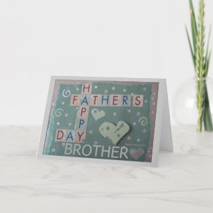 Día del Padre - Hermano - Tarjeta Scrapbook