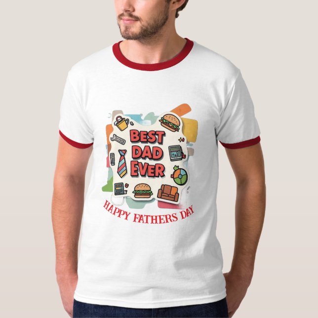 Día del padre | Mejor Camiseta de Papá Nunca (Anverso)