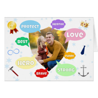 Día del Padre Nubes de palabras Mejor Papá Padre