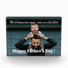 Día del Padre Papá es Héroe Foto Personalizada