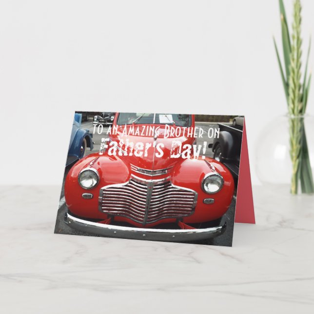 Día del Padre para la tarjeta Chevy Brother Classi (Anverso)