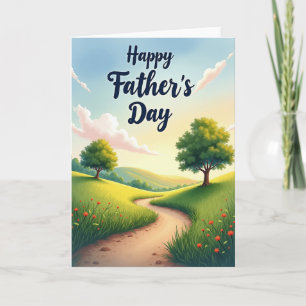 Día del Padre Pastoral Tarjeta Escénica