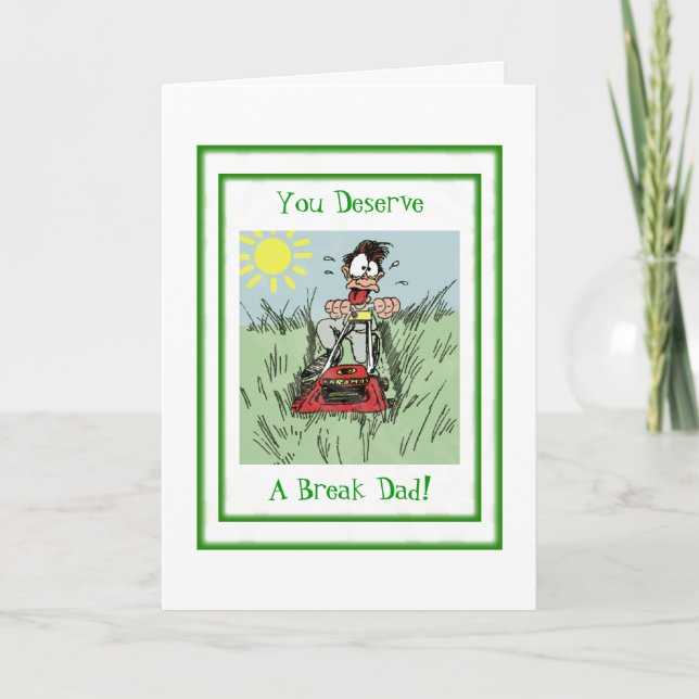 Día del Padre que mereces una tarjeta de descanso (Anverso)