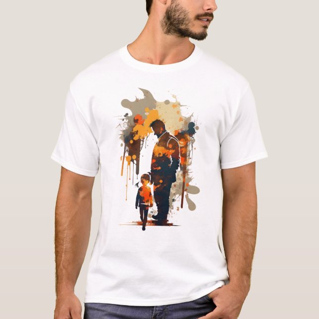 Día del padre significa camiseta del reino unido (Anverso)