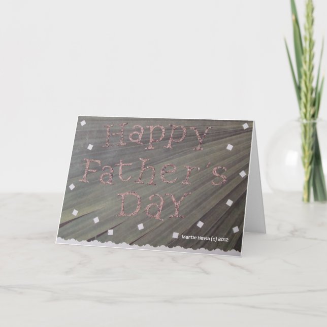 Día del Padre - Tarjeta de cuadernillo (Anverso)