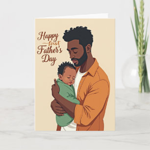 Día del Padre Tarjeta de retrato suave