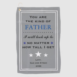 Día del Padre / Toalla de golf de regalo de cumple