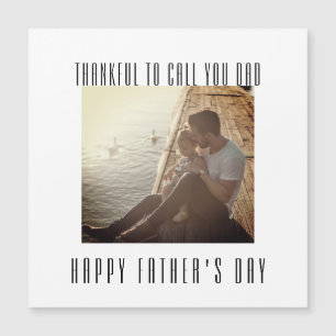 Día del Padres Cargue su propio imán de fotos de m
