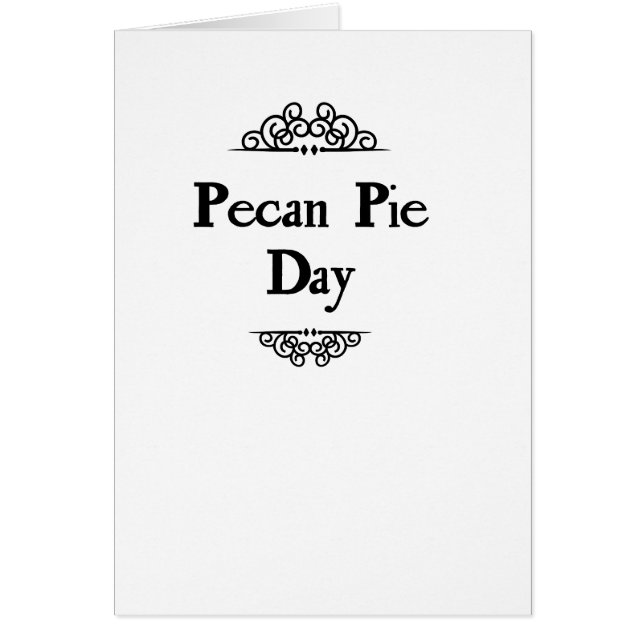 día del pastel de pacanas (Frente)