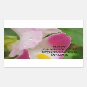 DÍA DEL pegatina DE LAS HIJAS
