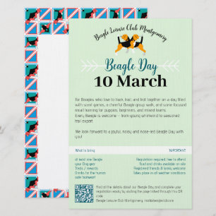 Día del Perro Beagle Papelería Postal