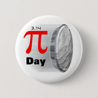 Día del pi - 14 de marzo botón