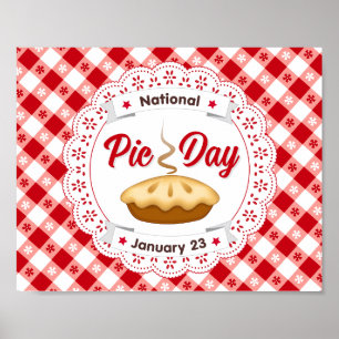 Día del Pie, 23 de enero, ¡Comed Pie! Póster