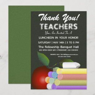 Día del Profesor   Invitaciones de agradecimiento 