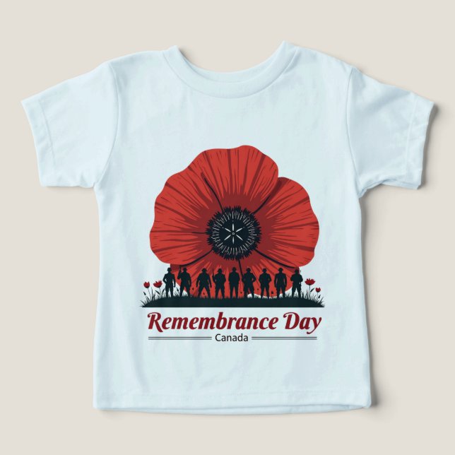 Día del Recuerdo de Canadá - Homenaje a los vetera (Diseño delantero )