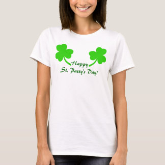 ¡Día del St. Patty feliz! Camiseta de los tréboles